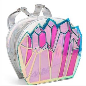 Crystal Gem Iridescent Holographic Backpack